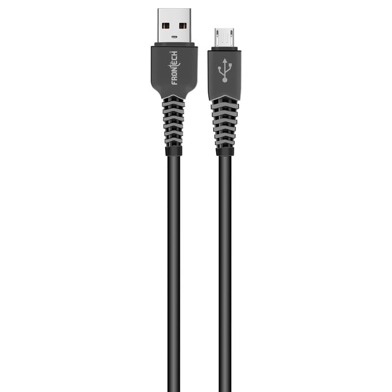 Frontech 17W/3.4A Super Fast Charging 1M PVC USB to V8 Data Cable (1038, Black) Frontech 17W/3.4A Super Fast Charging 1M PVC USB to V8 Data Cable (1038, Black)